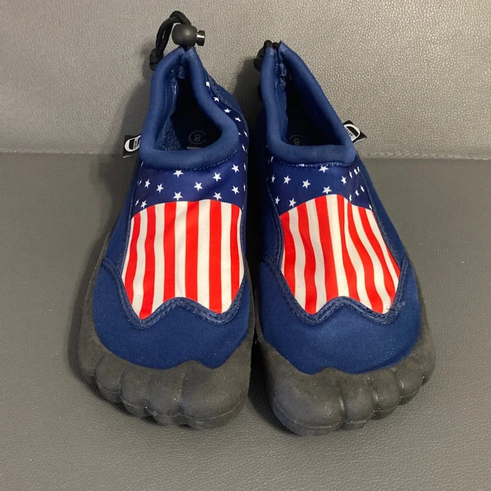 Patriotic Water Shoes men’s 8